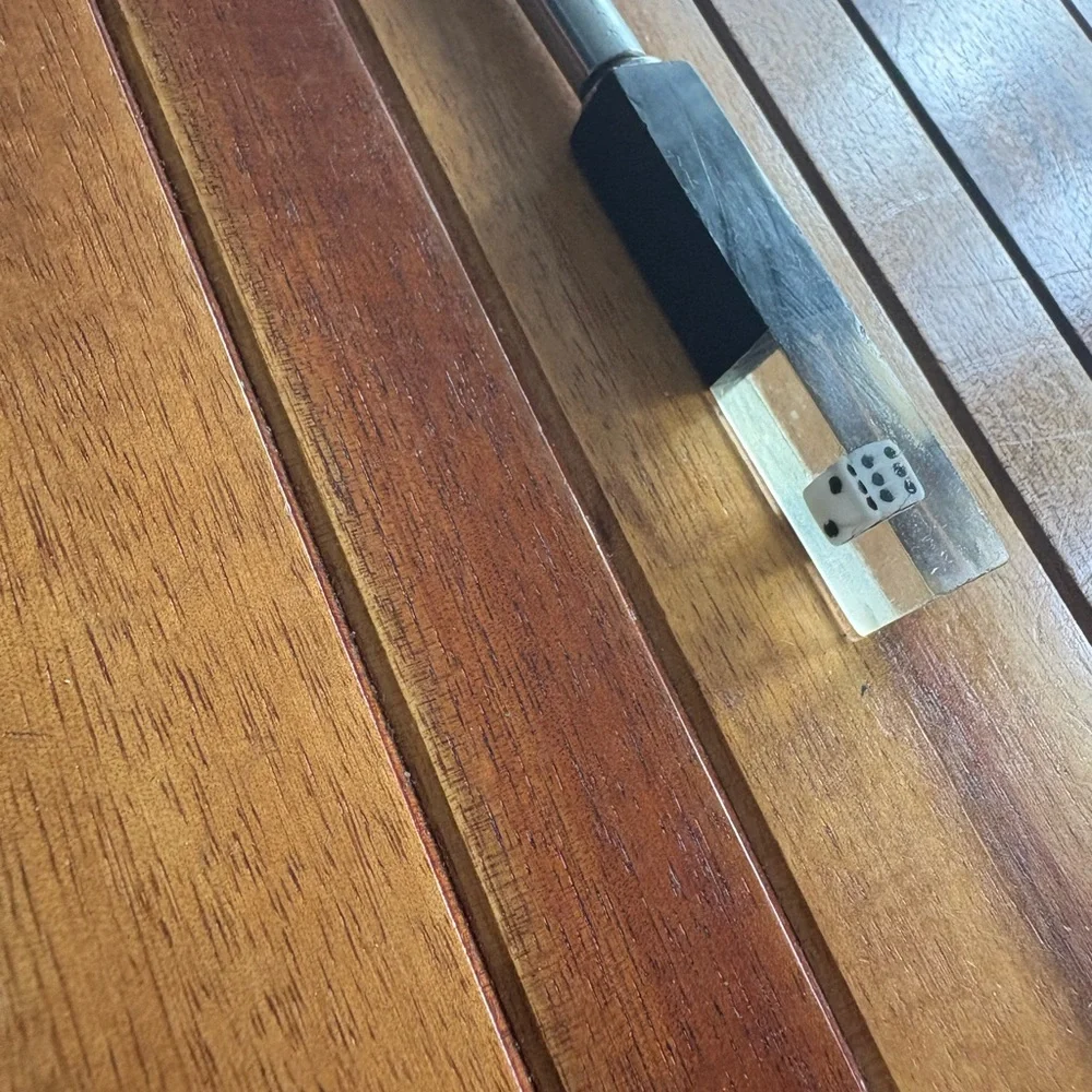 MCM Vintage Bartender Bar Utensils Floating Dice in Lucite Handles Bottle Opener